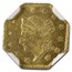 1856 Liberty Octagonal 50 Cent Gold MS-63 NGC (BG-307)