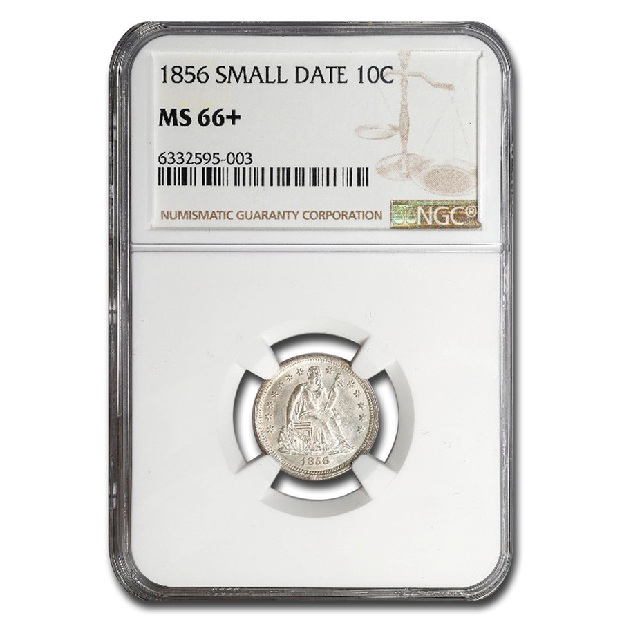 1856 Liberty Seated Dime MS-66+ NGC (Small Date)