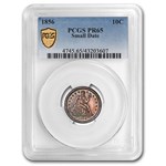 1856 Liberty Seated Dime PR-65 PCGS (Small Date)
