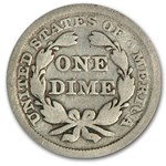 1856 Liberty Seated Dime Small Date Good