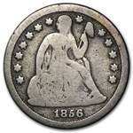 1856 Liberty Seated Dime Small Date VG