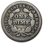 1856 Liberty Seated Dime Small Date VG