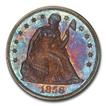 1856 Liberty Seated Dollar PR-65 PCGS CAC