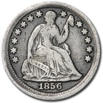 1856 Liberty Seated Half Dime Fine