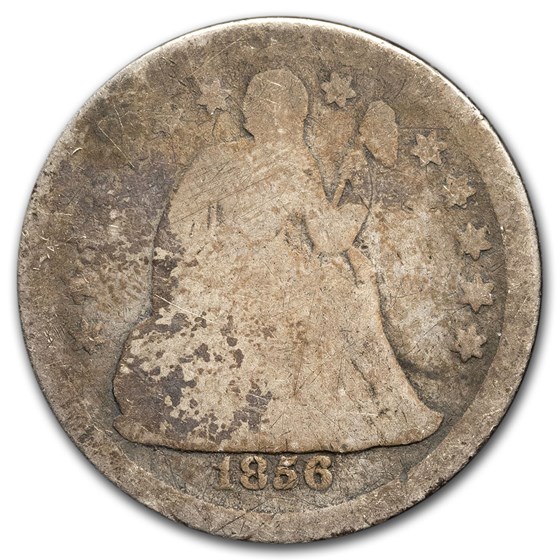 1856 Liberty Seated Half Dime Good 1856 Liberty Seated Half Dime Good