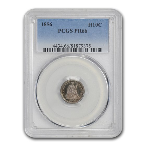 1856 Liberty Seated Half Dime PR-66 PCGS 1856 Liberty Seated Half Dime PR-66 PCGS