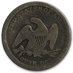 1856 Liberty Seated Quarter Good