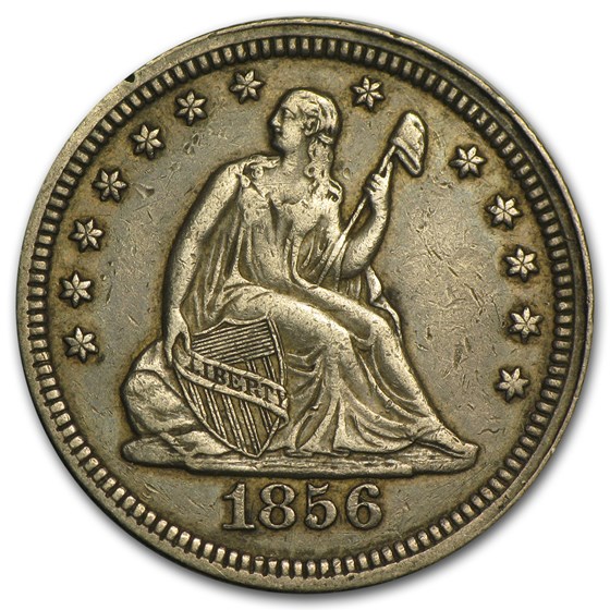 1856 Liberty Seated Quarter XF 1856 Liberty Seated Quarter XF