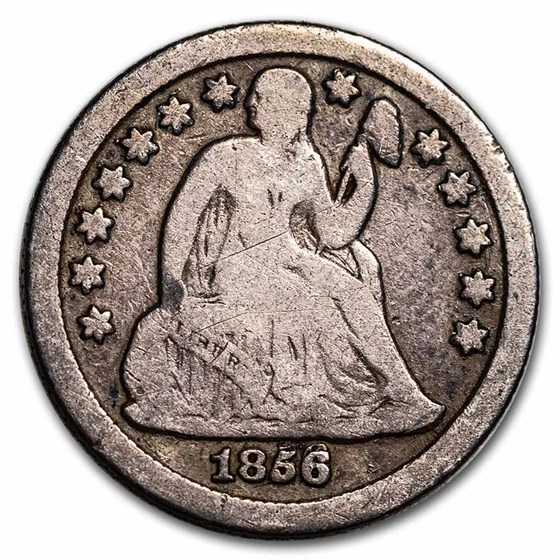 1856-O Liberty Seated Dime VG 1856-O Liberty Seated Dime VG