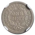 1856-O Liberty Seated Dime XF-40 NGC