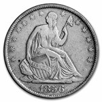 1856-O Liberty Seated Half Dollar VF (Details)