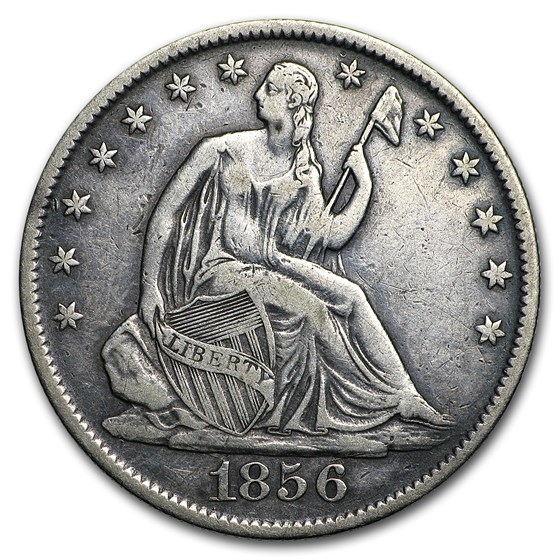 1856-O Liberty Seated Half Dollar VF 1856-O Liberty Seated Half Dollar VF