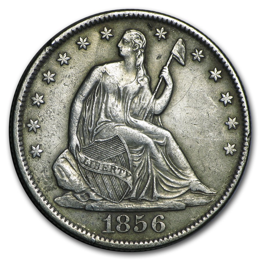 1856-O Liberty Seated Half Dollar XF