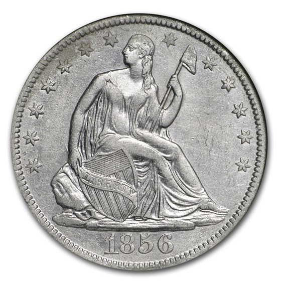 1856-O Liberty Seated Half NGC (SS-Republic, Book display) 1856-O Liberty Seated Half NGC (SS-Republic, Book display)