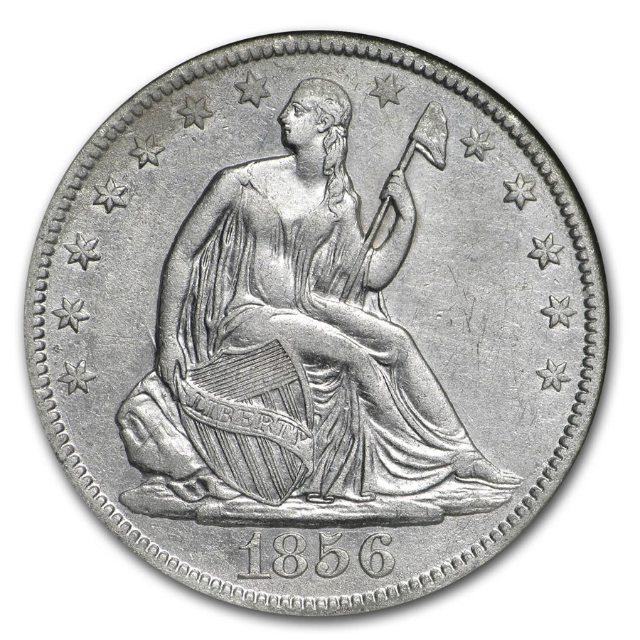1856-O Liberty Seated Half NGC (SS-Republic, Book display)