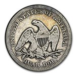 1856-O Liberty Seated Quarter VF