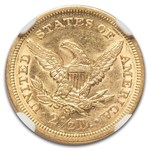 1856-S $2.50 Liberty Gold Quarter Eagle AU-58 NGC
