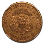 1856-S $20 Liberty Gold Double Eagle AU-53 NGC
