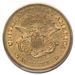 1856-S $20 Liberty Gold Double Eagle AU-53 PCGS