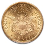 1856-S $20 Liberty Gold Double Eagle AU-55 PCGS