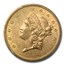 1856-S $20 Liberty Gold Double Eagle MS-60 PCGS