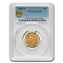 1856-S $3 Gold Princess AU-58 PCGS