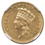 1856-S $3 Gold Princess XF-45 NGC