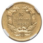 1856-S $3 Gold Princess XF-45 NGC
