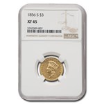 1856-S $3 Gold Princess XF-45 NGC