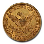 1856-S $5 Liberty Gold Half Eagle MS-61 PCGS