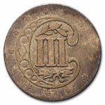 1856 Three Cent Silver Fine
