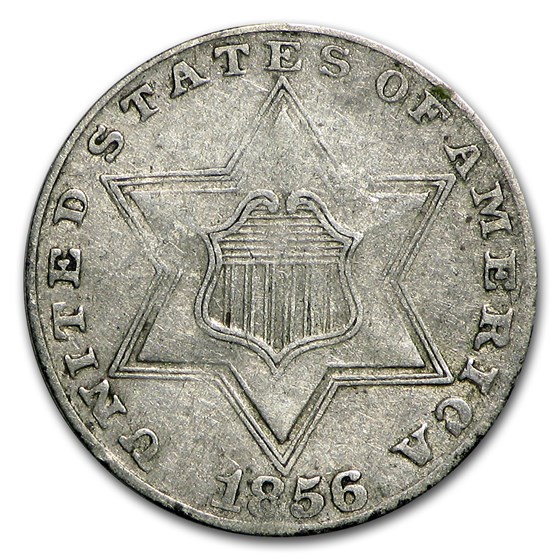 1856 Three Cent Silver VF 1856 Three Cent Silver VF
