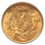 1857 $1 Indian Head Gold MS-61 NGC