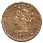 1857 $10 Liberty Gold Eagle XF-45 PCGS