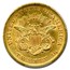 1857 $20 Liberty Gold Double Eagle MS-61 PCGS