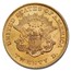 1857 $20 Liberty Gold Double Eagle MS-62 PCGS