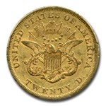 1857 $20 Liberty Gold Double Eagle XF-40 PCGS