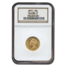 1857 $3 Gold Princess AU-58 NGC
