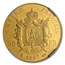 1857-A France Gold 50 Francs Napoleon III AU-58 NGC
