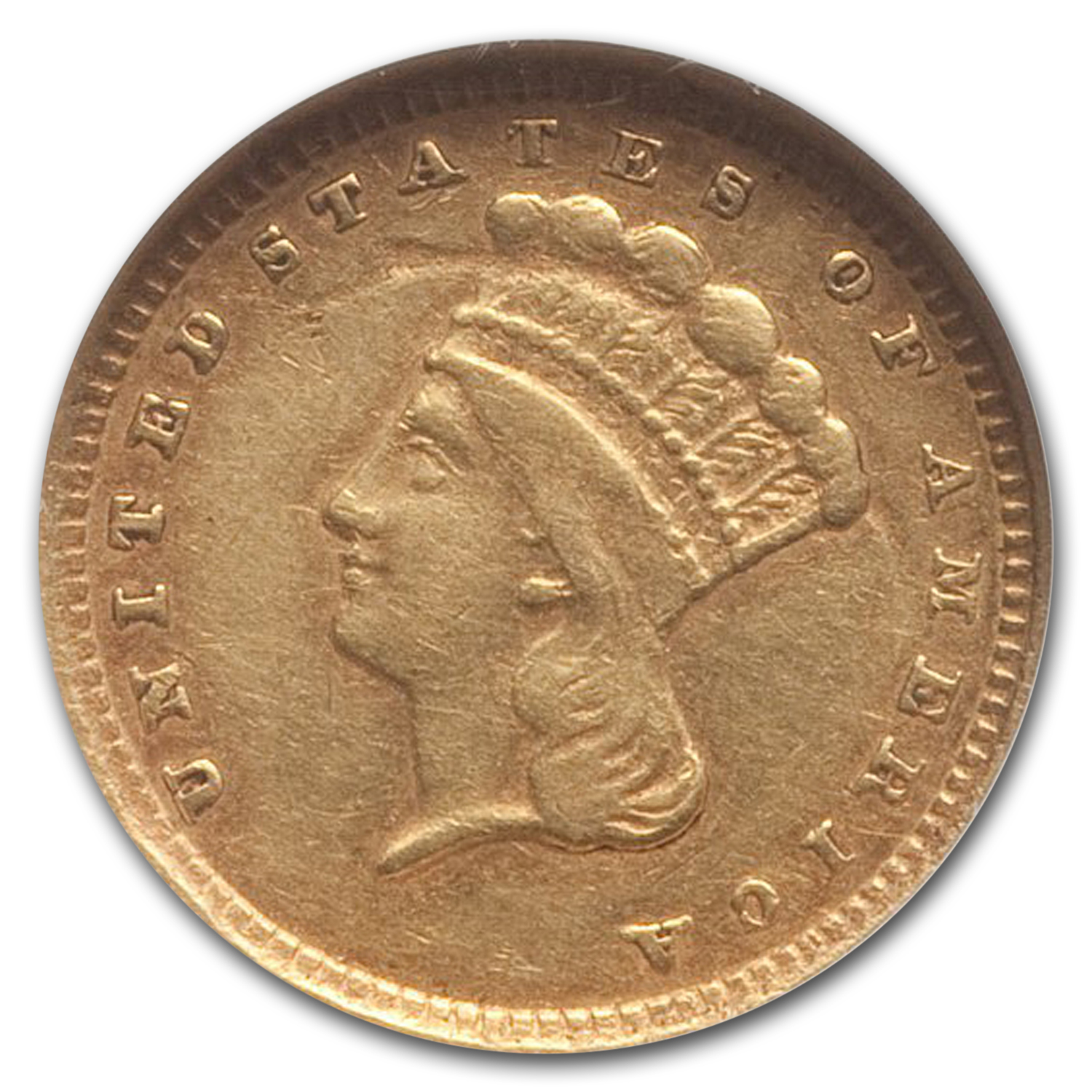 1857 C Large Indian Princess Head Gold Dollar Value - APMEX