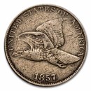 1857 Flying Eagle Cent MPD in Eagle VF