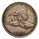 1857 Flying Eagle Cent MPD in Eagle VF