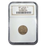 1857 Flying Eagle Cent MS-63 NGC