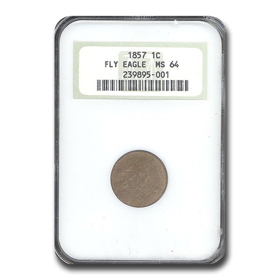1857 Flying Eagle Cent MS-64 NGC 1857 Flying Eagle Cent MS-64 NGC