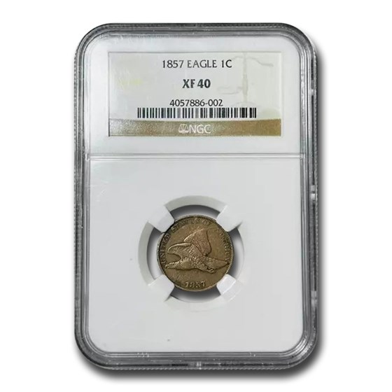 1857 Flying Eagle Cent XF-40 NGC 1857 Flying Eagle Cent XF-40 NGC