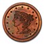 1857 Half Cent PR-65 PCGS CAC (Red/Brown)
