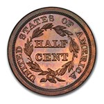 1857 Half Cent PR-66 PCGS (Brown, Breen 2)