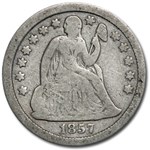 1857 Liberty Seated Dime Fine