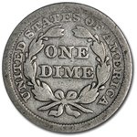 1857 Liberty Seated Dime Fine