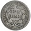 1857 Liberty Seated Dime Fine